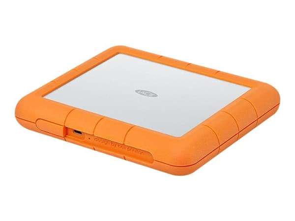 LaCie Rugged RAID Shuttle STHT8000800 - Hårddiskarray - 8 TB - 2 fack - HDD 4 TB x 2 - USB 3.1 (extern) - med 3 års Rescue Data Recovery Service Plan