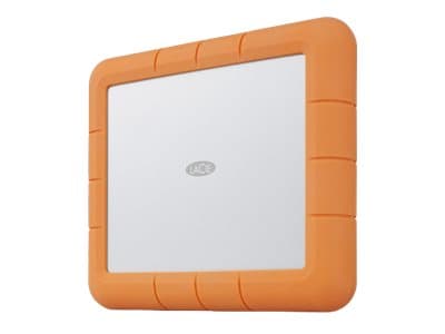 LaCie Rugged RAID Shuttle STHT8000800 - Hårddiskarray - 8 TB - 2 fack - HDD 4 TB x 2 - USB 3.1 (extern) - med 3 års Rescue Data Recovery Service Plan