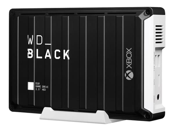 WD_BLACK D10 Game Drive for Xbox One WDBA5E0120HBK - Kiintolevy - 12 TB - ekstern (bærbar) - USB 3.2 Gen 1 - 7200 rpm - lajittelu