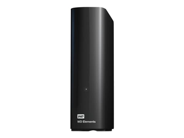WD Elements Desktop WDBWLG0120HBK - Harddisk - 12 TB - ekstern (stasjonær) - USB 3.0