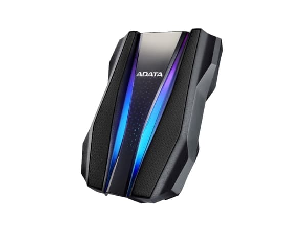 ADATA HD770G - Harddisk - kryptert - 2 TB - ekstern (bærbar) - USB 3.2 Gen 1 - 256-bit AES - svart