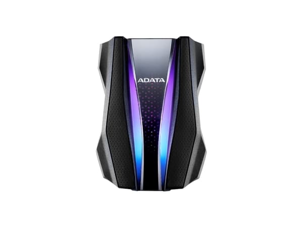 ADATA HD770G - Harddisk - kryptert - 2 TB - ekstern (bærbar) - USB 3.2 Gen 1 - 256-bit AES - svart