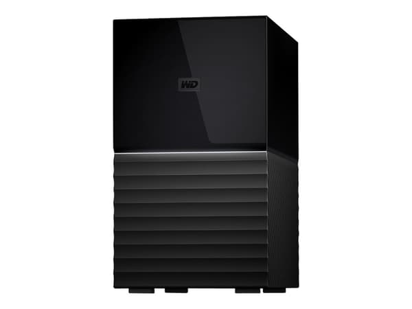WD My Book Duo WDBFBE0240JBK - Harddiskarray - 24 TB - 2 brønner - HDD 12 TB x 2 - USB 3.1 Gen 1 (ekstern)