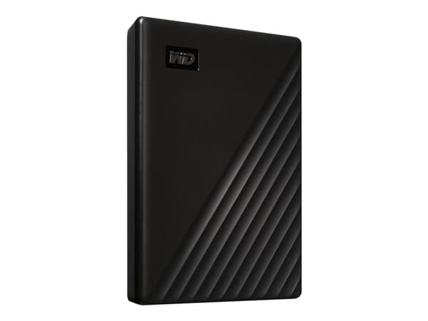 WD My Passport WDBYVG0020BBK - Harddisk - kryptert - 2 TB - ekstern (bærbar) - USB 3.2 Gen 1 - 256-bit AES - svart