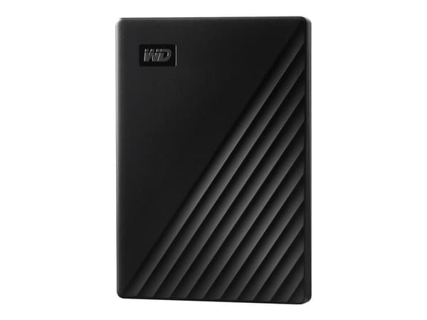 WD My Passport WDBYVG0020BBK - Harddisk - kryptert - 2 TB - ekstern (bærbar) - USB 3.2 Gen 1 - 256-bit AES - svart
