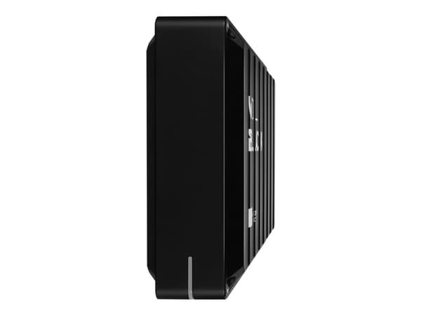 Western Digital D10, 8000 GB, 3.2 Gen 2 (3.1 Gen 2), 7200 RPM, Musta, Valkoinen