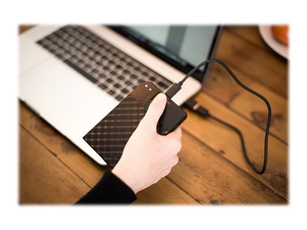 Verbatim Fingerprint Secure - Hårddisk - krypterad - 1 TB - extern (bärbar) - USB 3.1 Gen 1 (USB-C stikforbindelse) - 256-bit AES