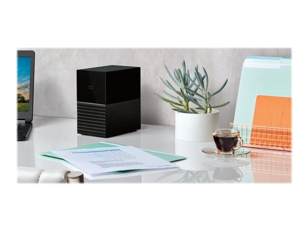 WD My Book Duo WDBFBE0280JBK - Hårddiskar - 28 TB - 2 fack - HDD 14 TB x 2 - USB 3.1 Gen 1 (extern)