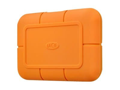LaCie Rugged SSD STHR500800 - SSD - kryptert - 500 GB - ekstern (bærbar) - USB 3.1 Gen 2 / Thunderbolt 3 (USB-C kontakt) - Self-Encrypting Drive (SED