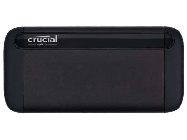 Crucial X8 - SSD - 500 GB - ekstern (bærbar) - USB 3.1 Gen 2 (USB-C kontakt)