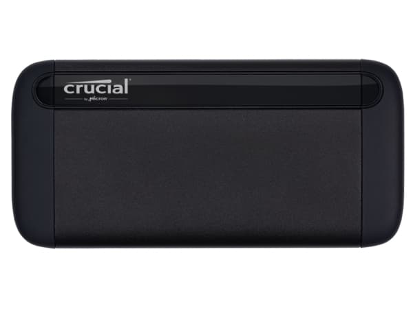 Crucial X8 - SSD - 500 GB - ekstern (bærbar) - USB 3.1 Gen 2 (USB-C kontakt)