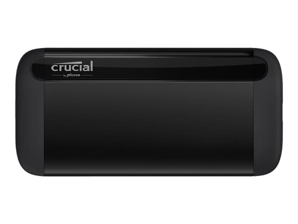 Crucial X8 - SSD - 500 GB - ekstern (bærbar) - USB 3.1 Gen 2 (USB-C kontakt)