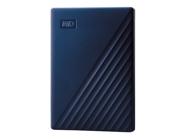 WD My Passport for Mac WDBA2D0020BBL - Hårddisk - krypterad - 2 TB - extern (bärbar) - USB 3.2 Gen 1 - 256-bit AES - midnatsblå