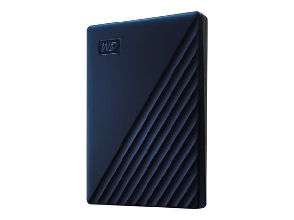 WD My Passport for Mac WDBA2D0020BBL - Hårddisk - krypterad - 2 TB - extern (bärbar) - USB 3.2 Gen 1 - 256-bit AES - midnatsblå