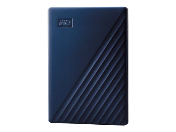 WD My Passport for Mac WDBA2D0020BBL - Hårddisk - krypterat - 2 TB - extern (portabel) - USB 3.2 Gen 1 - 256 bitars AES - midnattsblå