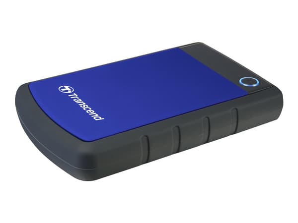 Transcend StoreJet 25H3B - Harddisk - 1 TB - ekstern (bærbar) - 2.5" - USB 3.0