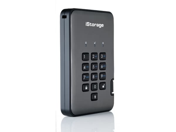 iStorage diskAshur PRO2 , 5 TB, 3.2 Gen 1 (3.1 Gen 1), Svart