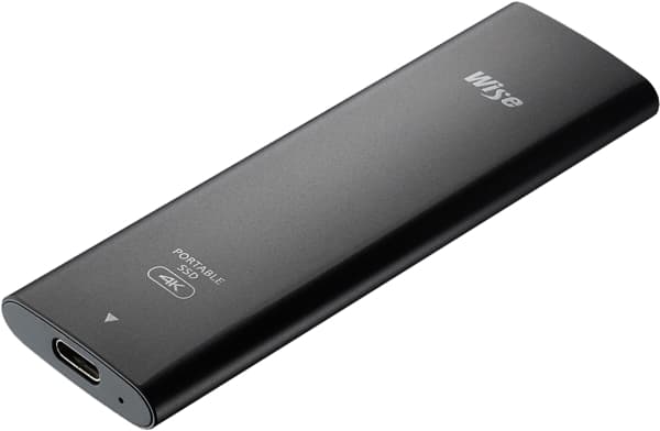 Wise PTS-2048, 2000 GB, USB Type-C, 3.2 Gen 2 (3.1 Gen 2), 550 MB/s, Musta
