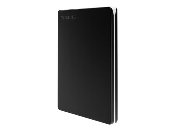 Toshiba Canvio Slim - Hårddisk - 1 TB - extern (bärbar) - 2,5" - USB 3.2 Gen 1 - sortering