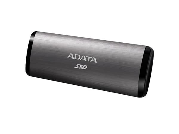ADATA SE760 - SSD - 256 GB - extern (bärbar) - USB 3.2 Gen 2 (USB-C stikforbindelse) - titan grå