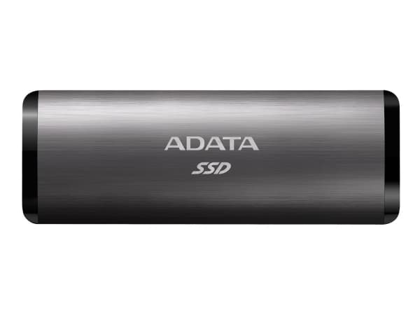 ADATA SE760 - SSD - 256 GB - extern (bärbar) - USB 3.2 Gen 2 (USB-C stikforbindelse) - titan grå