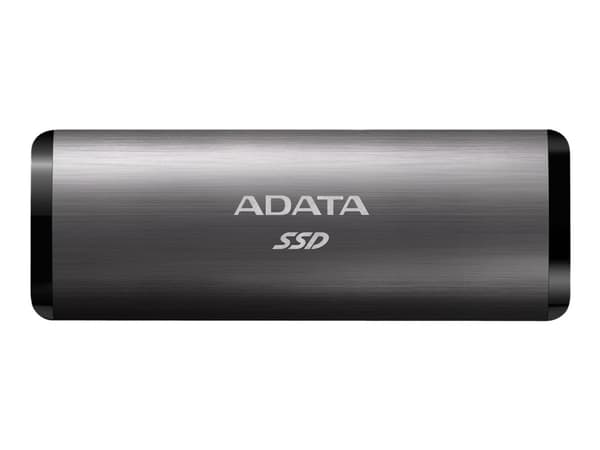 ADATA SE760 - SSD - 256 GB - extern (bärbar) - USB 3.2 Gen 2 (USB-C stikforbindelse) - titan grå