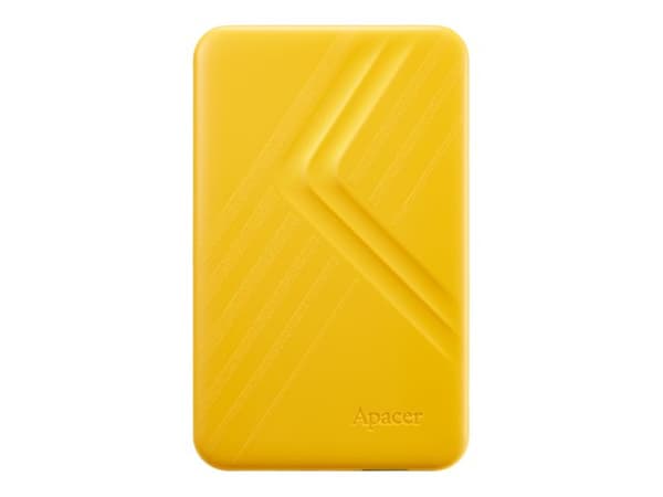 Apacer AC236 - Harddisk - 1 TB - ekstern (bærbar) - 2.5" - USB 3.2 Gen 1 - gul