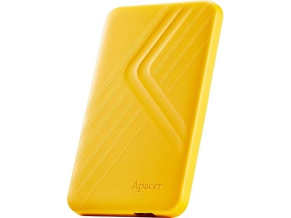 Apacer AC236 - Harddisk - 1 TB - ekstern (bærbar) - 2.5" - USB 3.2 Gen 1 - gul