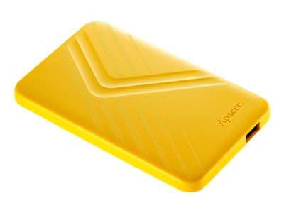 Apacer AC236 - Harddisk - 1 TB - ekstern (bærbar) - 2.5" - USB 3.2 Gen 1 - gul
