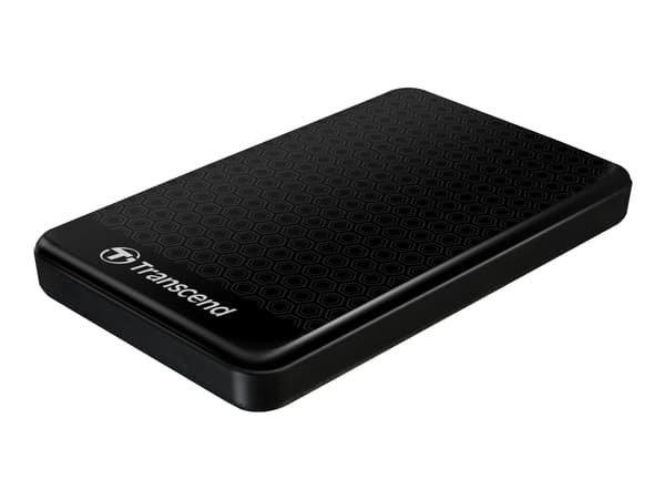 Transcend StoreJet 25A3 - Harddisk - 2 TB - ekstern (bærbar) - 2.5" - USB 3.0 - svart