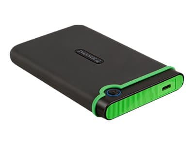 Transcend StoreJet 25M3C - Harddisk - 2 TB - ekstern (bærbar) - 2.5" - USB 3.1 Gen 1 - jerngrå