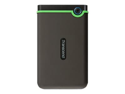 Transcend StoreJet 25M3C - Harddisk - 2 TB - ekstern (bærbar) - 2.5" - USB 3.1 Gen 1 - jerngrå