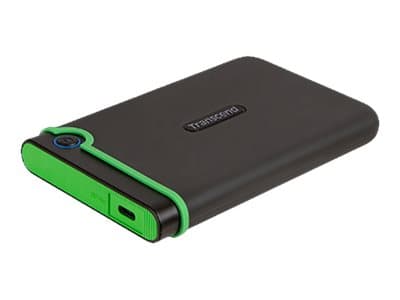 Transcend StoreJet 25M3C - Harddisk - 2 TB - ekstern (bærbar) - 2.5" - USB 3.1 Gen 1 - jerngrå