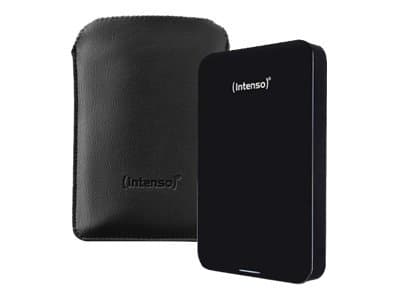 Intenso Memory Drive - Harddisk - 1 TB - ekstern (bærbar) - 2.5" - USB 3.0 - 5400 rpm - buffer: 8 MB - svart