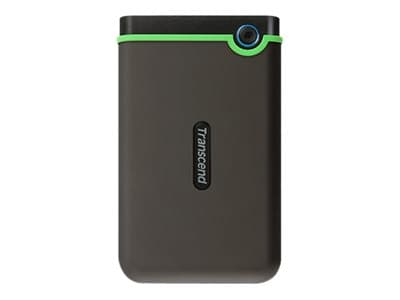 Transcend StoreJet 25M3 - Harddisk - 4 TB - ekstern (bærbar) - 2.5" - USB 3.1 Gen 1 - AES - jerngrå