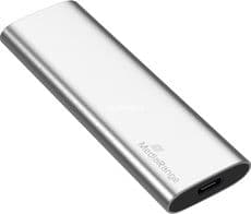 MediaRange MR1101 - SSD - 240 GB - extern (portabel) - M.2 - USB 3.2 Gen 2 (USB-C kontakt) - silver
