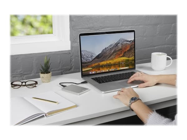 Verbatim Store 'n' Go ALU Slim - Harddisk - 2 TB - ekstern (bærbar) - USB 3.2 Gen 1 - sølv