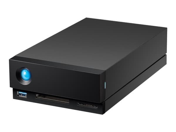 LaCie 1big Dock STHS16000800 - Harddiskarray - 10 TB - 1 brønner (SATA-600) - HDD 16 TB x 1 - USB 3.1, Thunderbolt 3 (ekstern) - med 5-års Rescue Dat