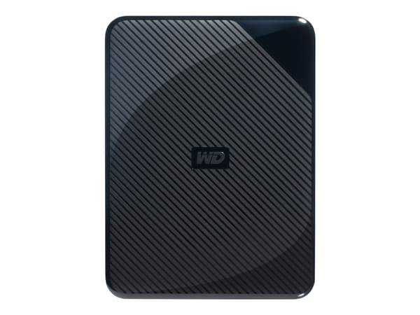 WD Gaming Drive WDBM1M0040BBK - Harddisk - 4 TB - ekstern (bærbar) - USB 3.0 - svart topp med blå bunn