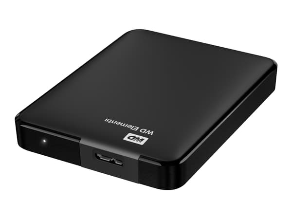 Western Digital WD Elements Portable, 3000 GB, 2.5", 3.2 Gen 1 (3.1 Gen 1), Musta