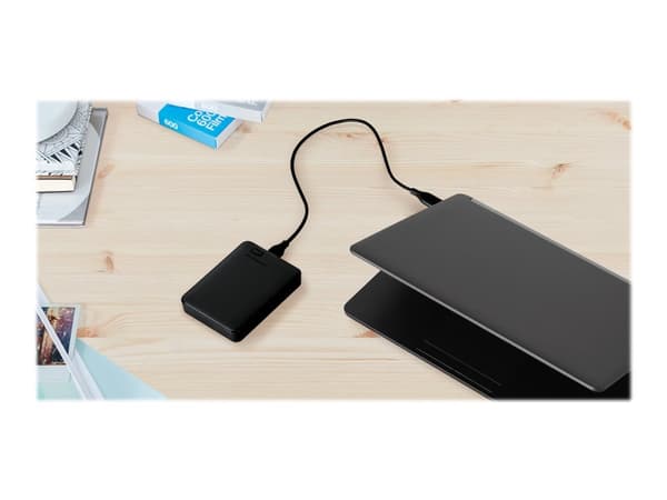 Western Digital WD Elements Portable, 3000 GB, 2.5", 3.2 Gen 1 (3.1 Gen 1), Musta