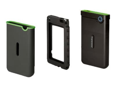 Transcend StoreJet 25M3C - Hårddisk - 4 TB - extern (bärbar) - 2,5" - USB 3.1 Gen 1 - järngrå