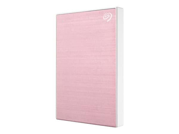 Seagate One Touch HDD STKB2000405 - Harddisk - 2 TB - ekstern (bærbar) - USB 3.2 Gen 1 - rosagull - med 2-års Seagate Rescue Data Recovery