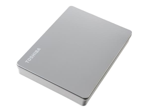 Toshiba Canvio Flex - Hårddisk - 4 TB - extern (bärbar) - 2,5" - USB 3.2 Gen 1 - silver