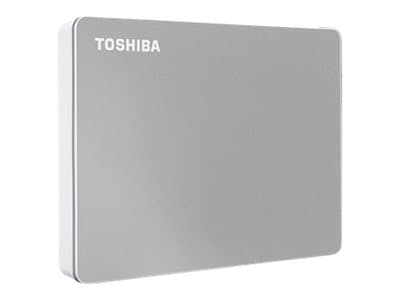 Toshiba Canvio Flex - Hårddisk - 4 TB - extern (bärbar) - 2,5" - USB 3.2 Gen 1 - silver