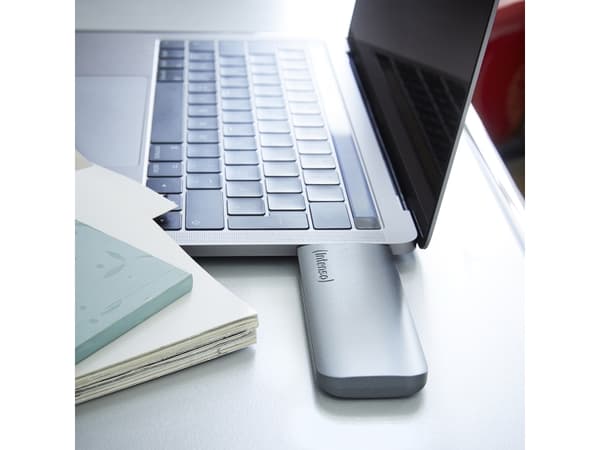 Intenso Business - SSD - 500 GB - ekstern (bærbar) - USB 3.1 Gen 1 (USB-C kontakt) - antrasitt