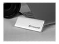 Miniatyrbilde 1 av 5: Transcend ESD240C - SSD - 120 GB - ekstern (bærbar) - M.2 - USB 3.1 Gen 2 (USB-C kontakt) - sølv