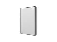 Seagate One Touch HDD STKB1000401 - Harddisk - 1 TB - ekstern (bærbar) - USB 3.2 Gen 1 - sølv - med 2-års Seagate Rescue Data Recovery