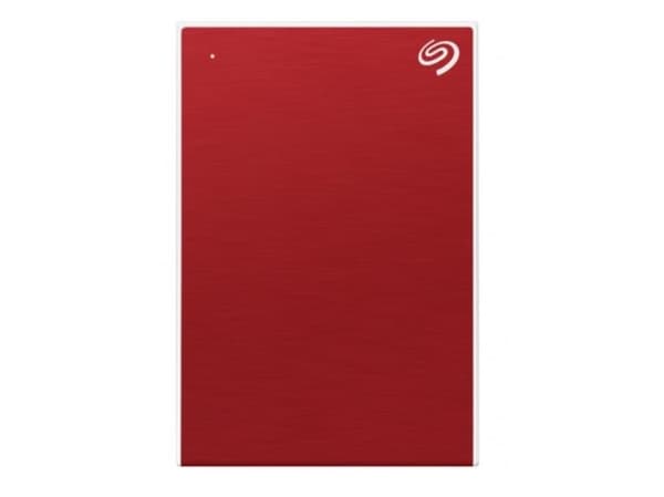 Seagate One Touch HDD STKB1000403 - Hårddisk - 1 TB - extern (bärbar) - USB 3.2 Gen 1 - röd - med 2 års Seagate Rescue Data Recovery