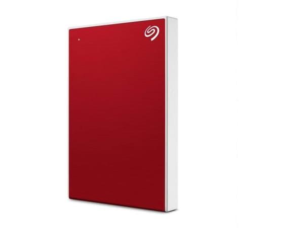Seagate One Touch HDD STKB1000403 - Hårddisk - 1 TB - extern (bärbar) - USB 3.2 Gen 1 - röd - med 2 års Seagate Rescue Data Recovery